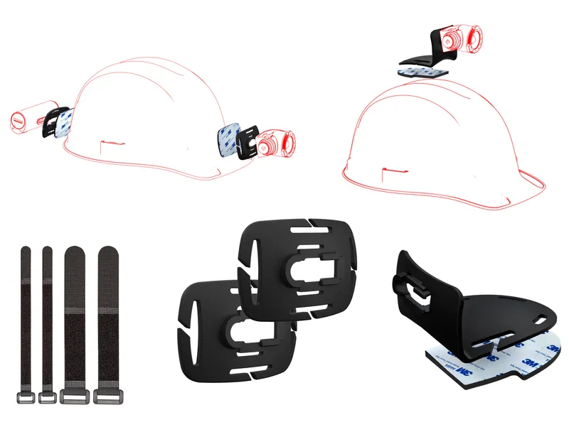 Led Lenser 502314 Hjälmfäste till F H5R, H7R, H15R Work och H5 Core