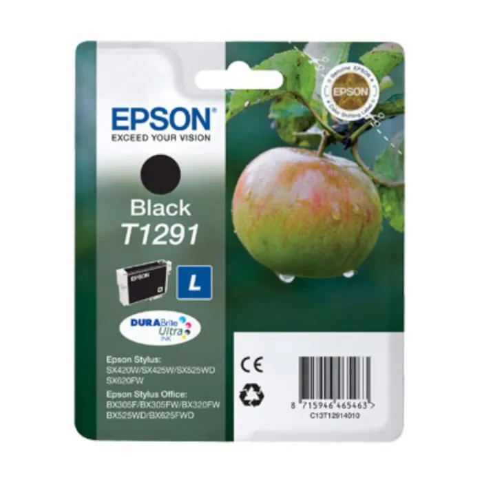 Epson svart bläckpatron T1291 / Äpple 11,2ml