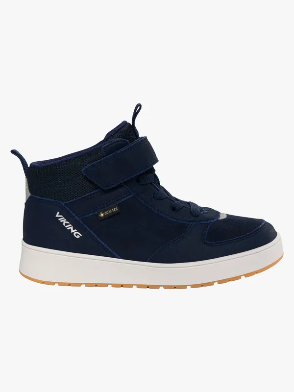 Viking Epic GTX 1V Mid Vattentäta Sneakers, Dark Blue, 33