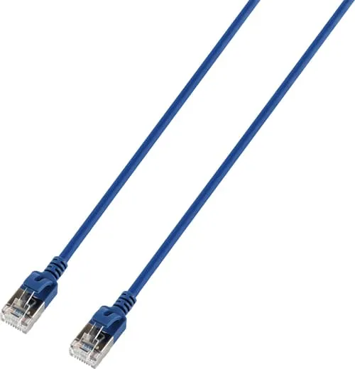 Prokord Slim Network Cable / Patch Cord Lszh Rj-45 Cat 6a 0.5m Blå