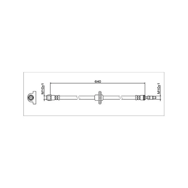 Bromsslang METZGER 4112083