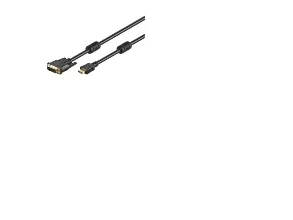Goobay MMK 630-100 G 1.0m (HDMI-DVI), 1 m, HDMI, DVI-D, Hanstik/Hanstik