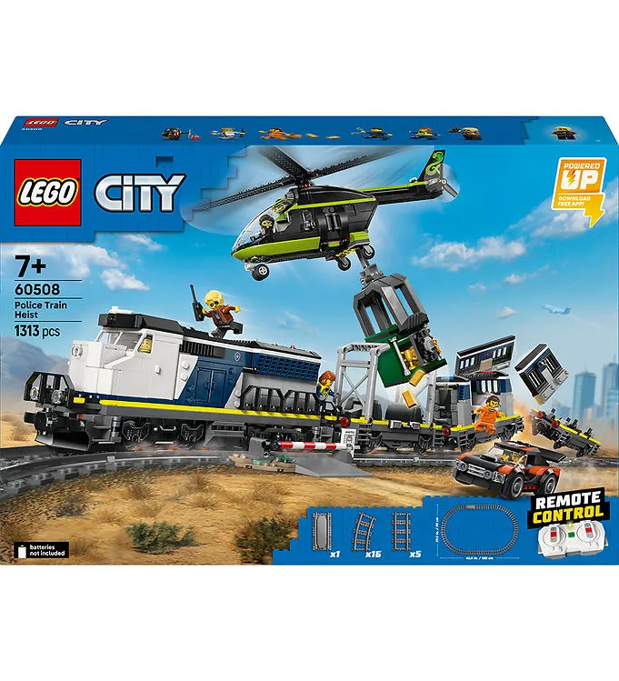 Polis - tågrån LEGO City Trains (60508)