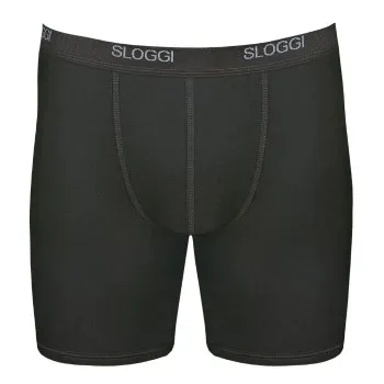 Sloggi Kalsonger For Men Basic Long Svart bomull Medium Herr