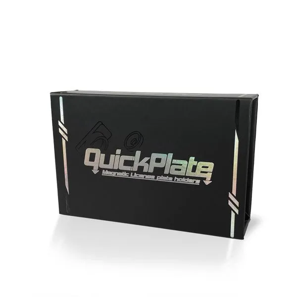 Registreringsskylthållare Quickplate License plate mounting kit, 1 set (för en regskylt)