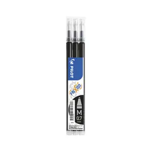 Refill Frixion 0,7 Svart 3-p, Pilot