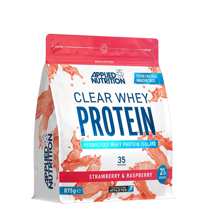 Clear Whey Vassleprotein 875 g - Strawberry & Raspberry