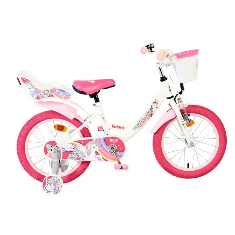 Unicorn 16 Tum Vit Barncykel 616785