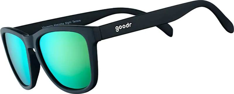Goodr Sunglasses Vincents Absinthe Night Terrors Blue
