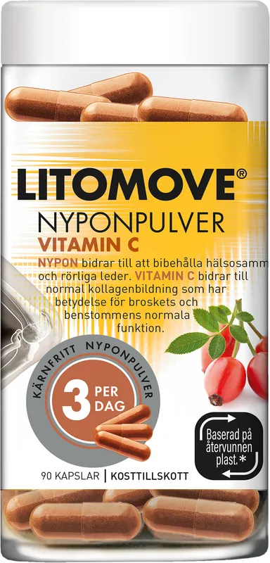 Litomove Nyponpulver Kapslar 90 st