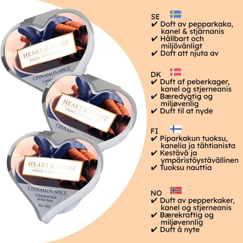 Doftvax Sojavax Kanel och Stjärnanis