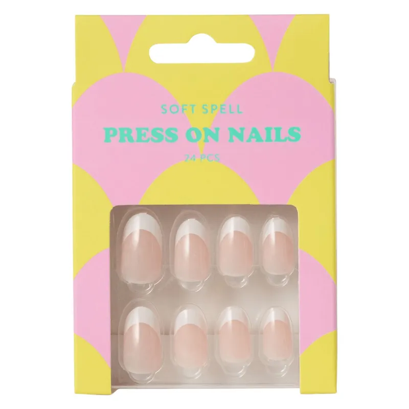 Soft Spell Press On Nails Classic French