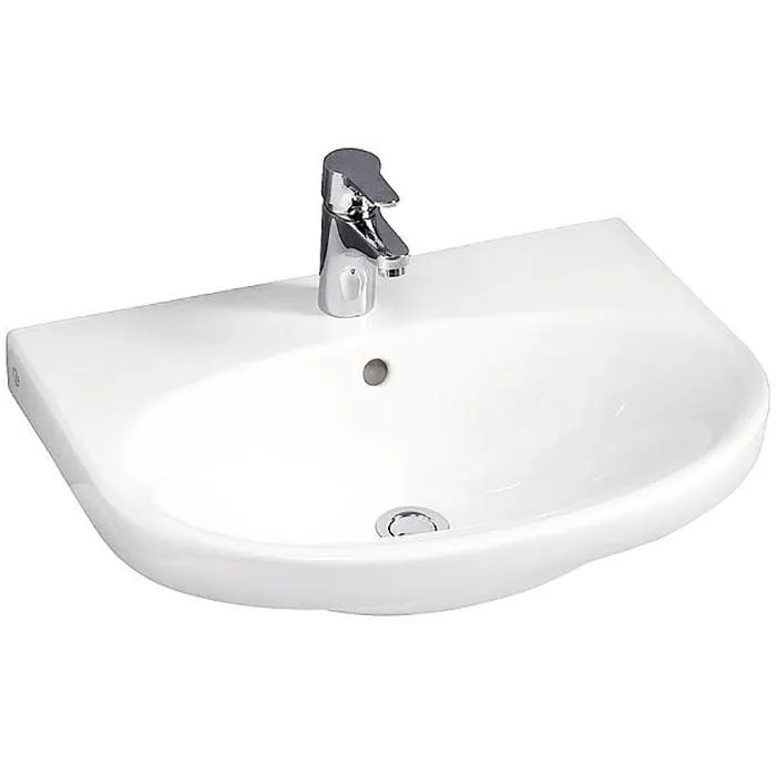 Gustavsberg Nautic 5560 Handfat för bult/konsolmontage, 60 cm