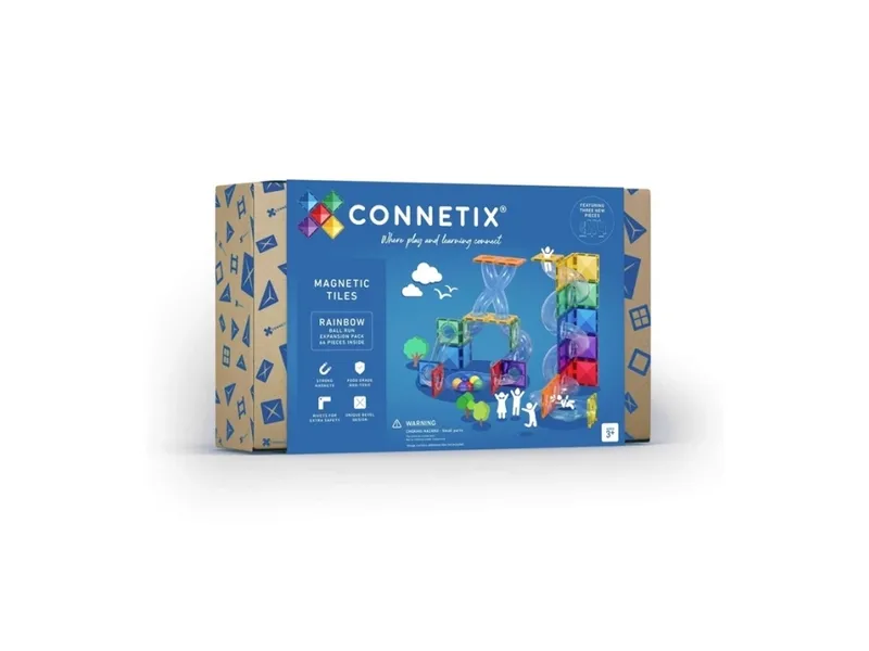 Connetix Magnetiska Byggklossar Rainbow Expansionsset 66 Delar