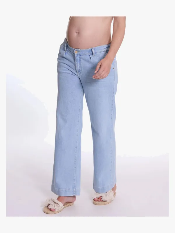 Cache Coeur KELLY Gravidjeans, Light Blue, M