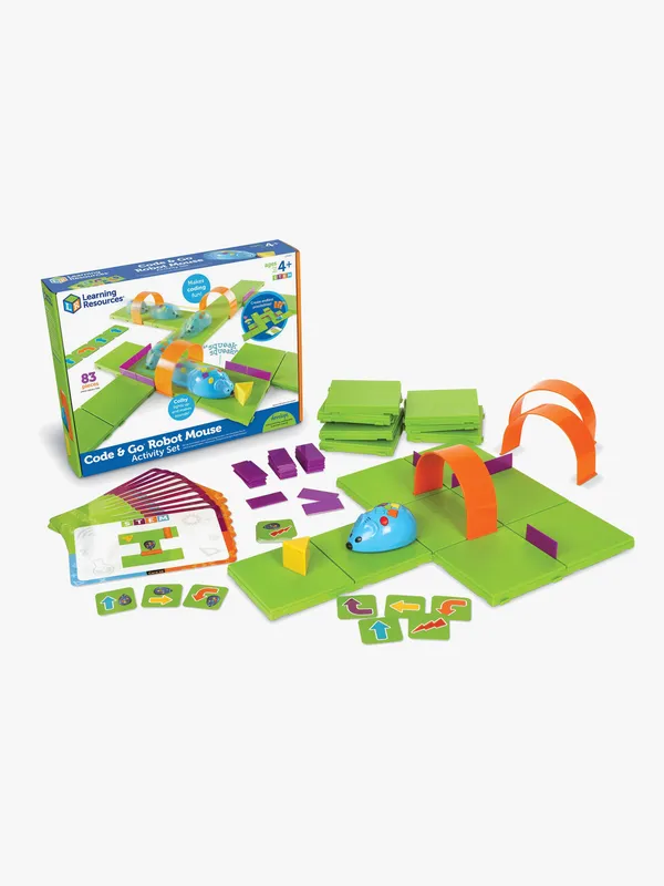 Code & Go Aktivitetsset med Programmerbar Robotmus Learning Resources