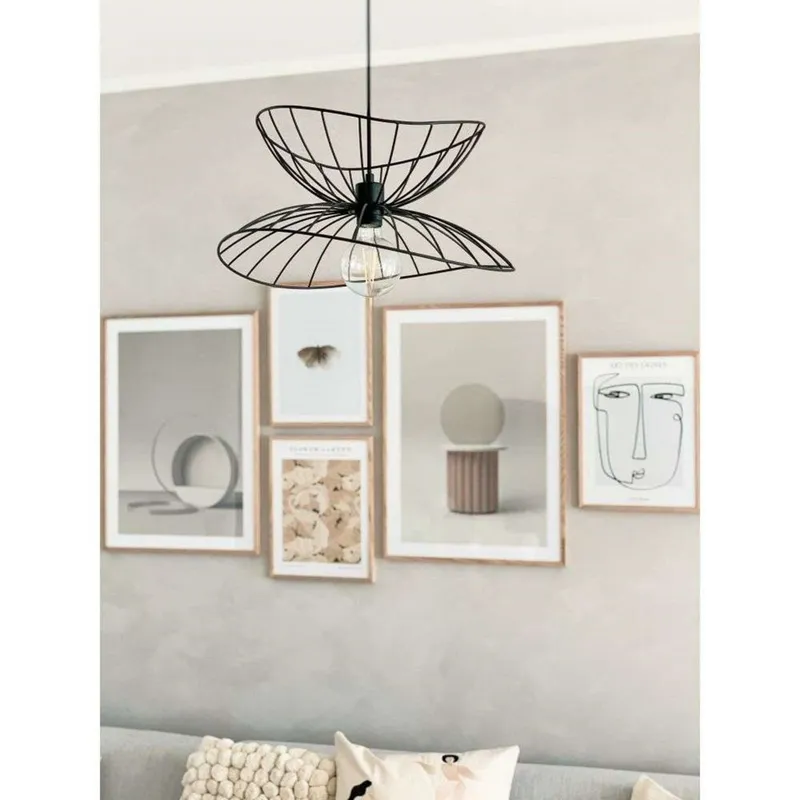 Ray 45 pendellampa svart – Globen Lighting – Matsal – Modern – Metall – Med en ljuskälla