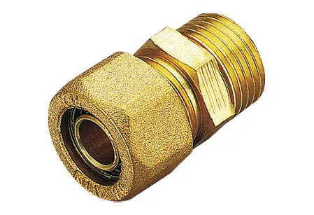 Tiemme PEX-nippel 15mm x 1/2″