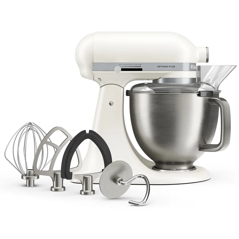 Kitchenaid Artisan Plus köksmaskin 4,7 liter, porcelain white
