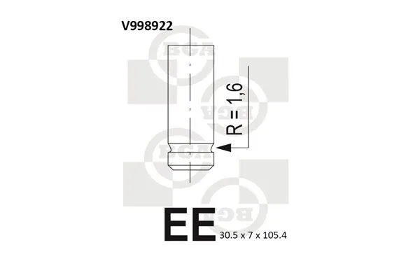 Insugsventil BGA V998922