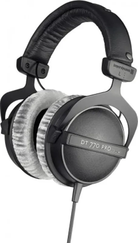 Beyerdynamic DT 770 PRO 250 ohm hörlurar med sladd, Over-Ear (svart)