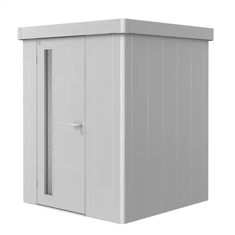 Biohort, Trädgårdsskjul Neo 1A med Standarddörr, metallic silver
