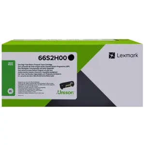 Lexmark 66S2H00 Lexmark Tonerkassett Return Svart, hög kapacitet