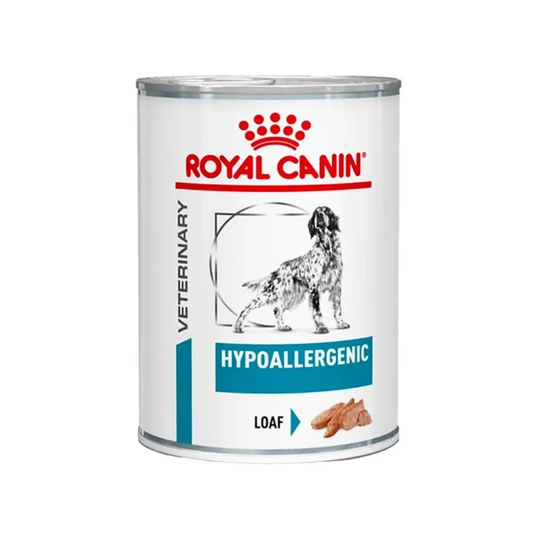 Veterinary Diets Derma Hypoallergenic Loaf Can för hund – 12 x 400 g