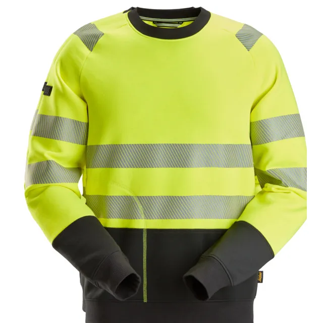 SWEATSHIRT VARSEL KL 2 VARSELGUL/SVART XXL | Beijerbygg Byggmaterial