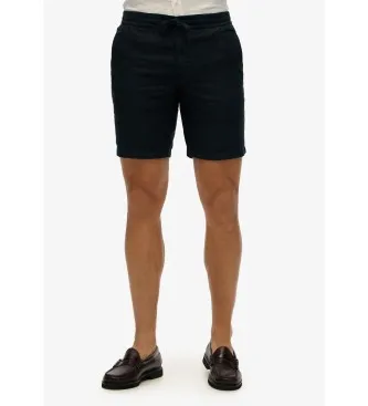 Superdry för män. M7110455A Merchant Store marinblå shorts (S), Casual, Lino, Marino