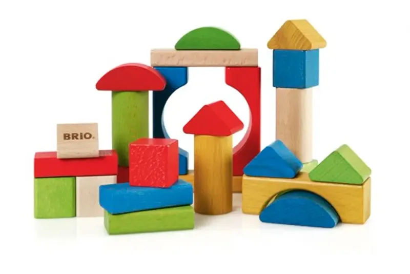 BRIO Småbarn Klossar – 25 Delar – Trä – Flerfärgad 30114