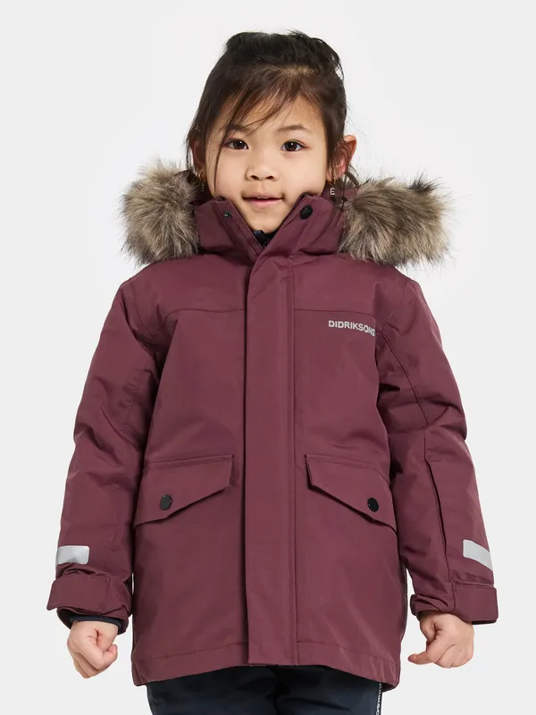 Didriksons Bjärven Vinterjacka, Anemon Red, 110