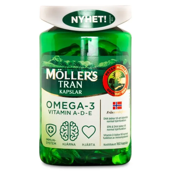 Möllers Omega-3, 160 kaps