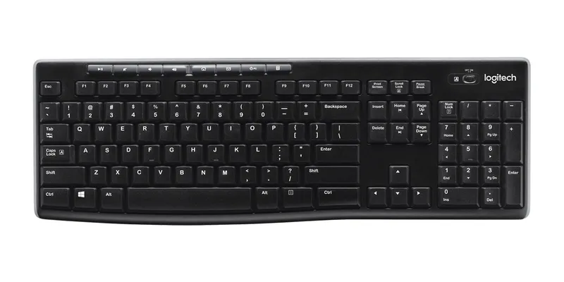 Logitech Wireless Keyboard K270 - tangentbord - B - Tangentbord - Engelska - Svart