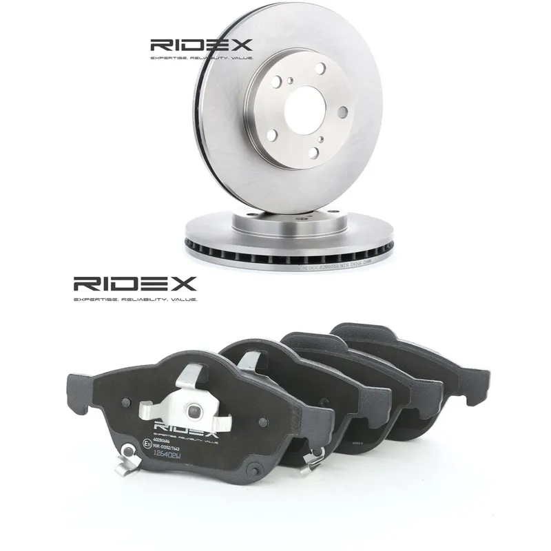 Bromssats, skivbroms RIDEX 3405B3056
