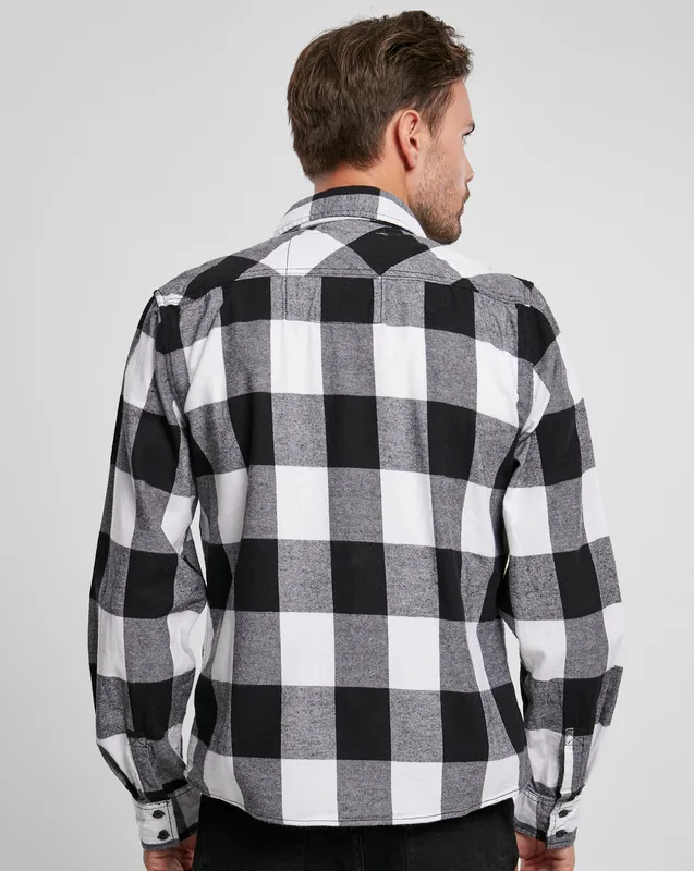 Brandit flanellskjorta Vit (#2887)