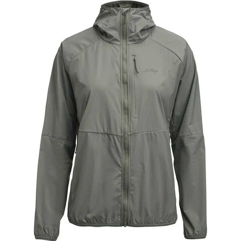 Lundhags Tived Light Windbreaker Jacket W Dam Mörkgrön L | Vandringsjacka