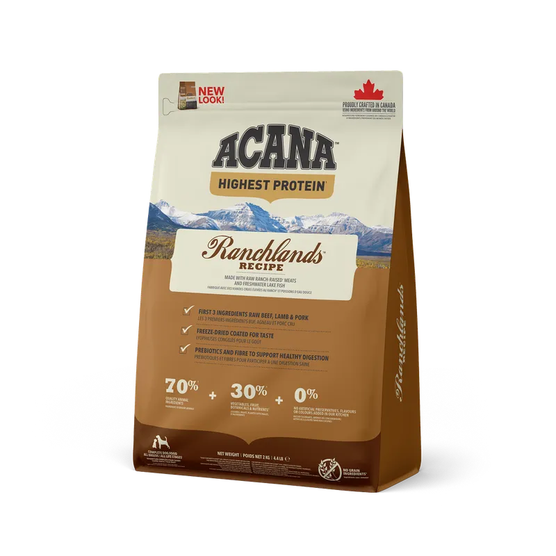 Ranchlands Recipe Torrfoder för hund 2kg