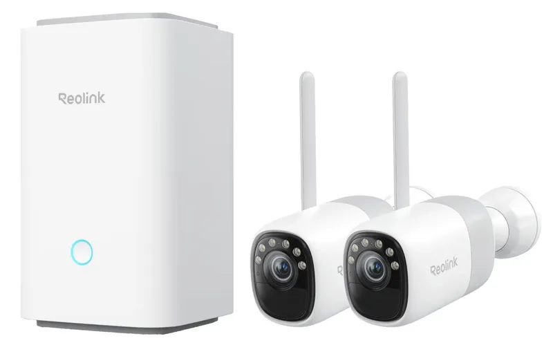 Reolink Home Hub + 2x Altas 2k 4mp Battery Wifi 6