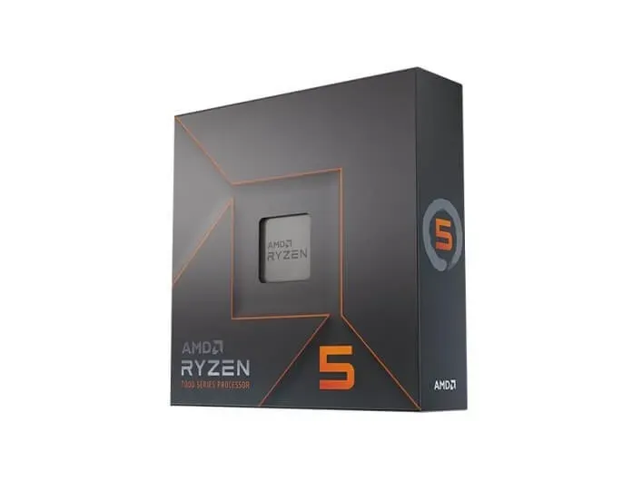 AMD Ryzen™ 5 7600X - 4,7 GHz/5,3 GHz - 6 kärnor - 12 trådar - 32 MB cache - Socket AM5 - Box