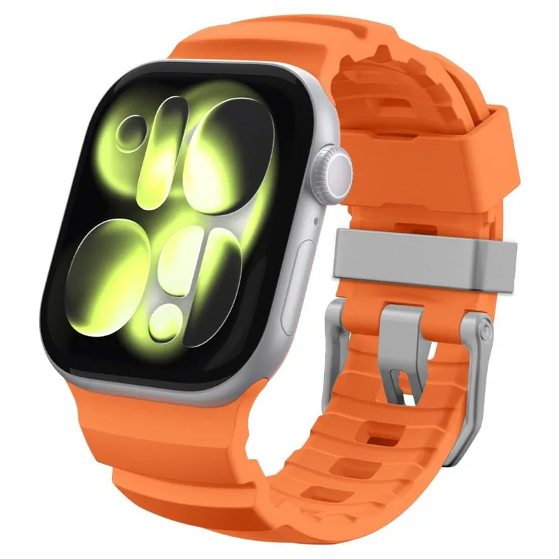 Spigen Silicone Band - orange - Apple Watch 49mm/46mm/45mm/44mm