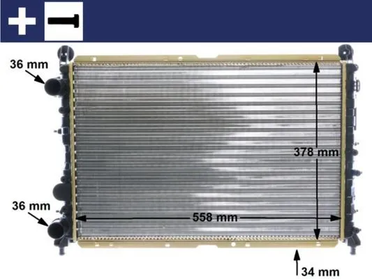 Kylare MAHLE CR 1412 000S