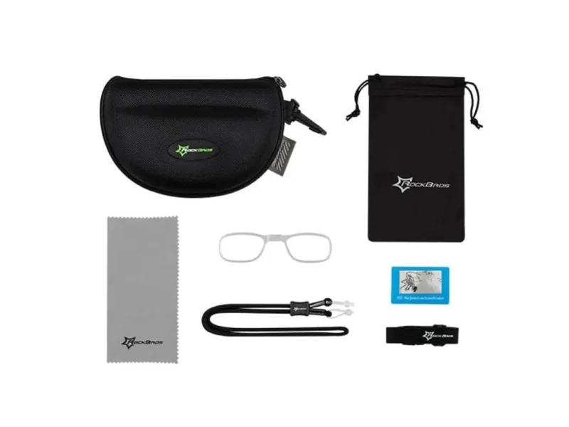 Rockbros 10141 photochromic UV400 cycling glasses - red