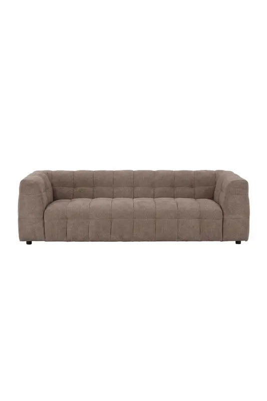 VENTURE HOME Malou 3-sitssoffa - brun polyester och polypropen