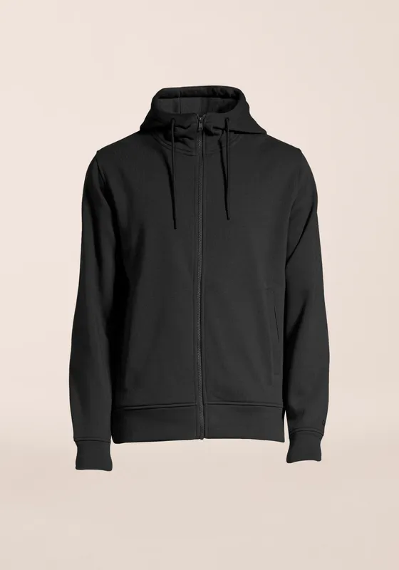 Casall M Zip Hood Svart för Män