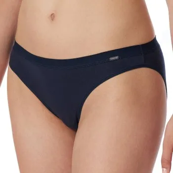 Schiesser Trosor Mini Panty Mörkblå bomull X-Small Dam