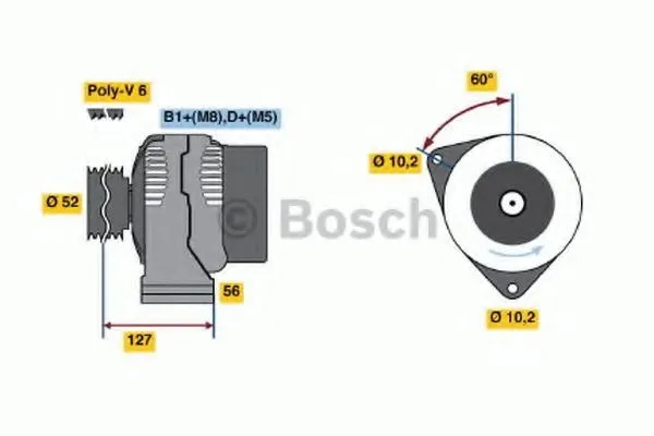 Generator BOSCH 0 986 046 190
