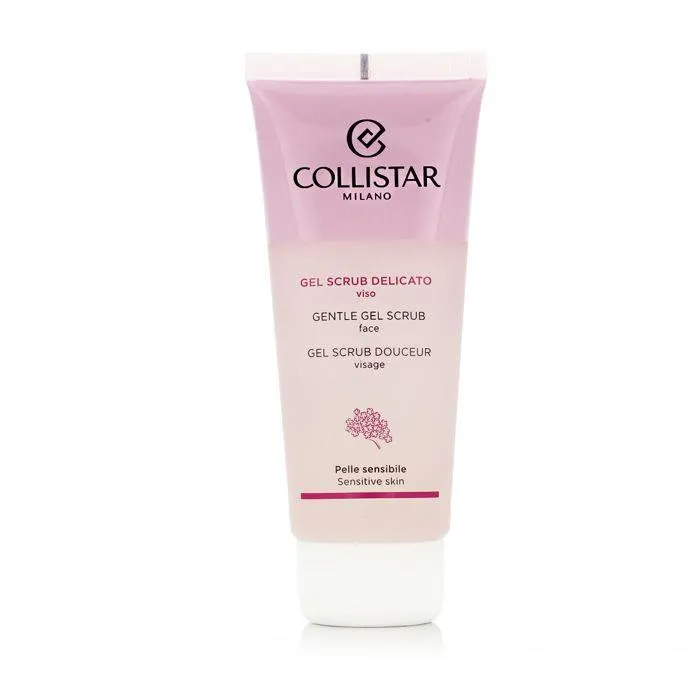 Ansiktsskrubb – COLLISTAR – Gentle Gel Scrub – 100 ml – Hypoallergen – Alla hudtyper vit