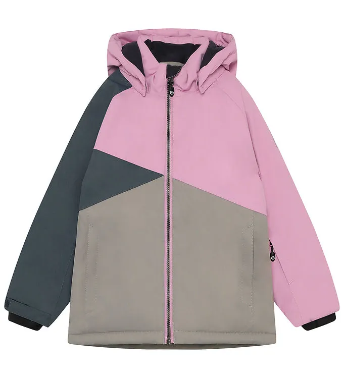 Color Kids Junior´s Ski Jacket - Colorblock Mauve Mist (#9425)