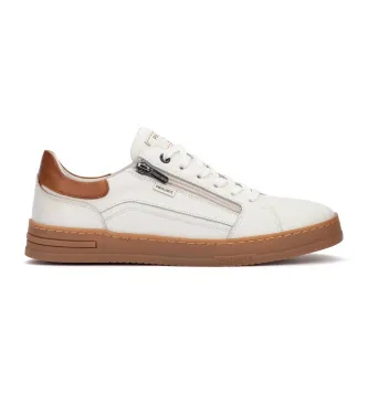 Pikolinos för män. M1K-6422C1 Sneakers i läder Xativa off-white (45), Hud, Vit, Karta, Nyckelband, Zip, Casual